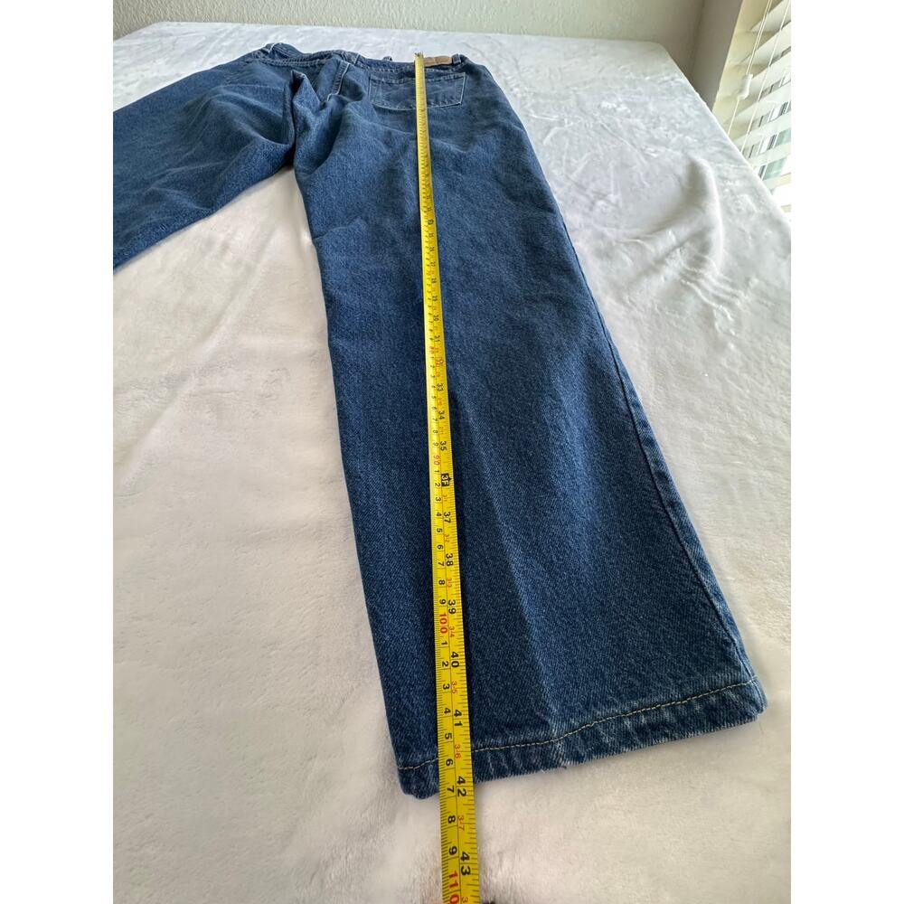 Vintage Eddie Bauer High Rise Mom Jeans Womens 16 Tapered Blue Denim Cotton - Picture 8 of 10